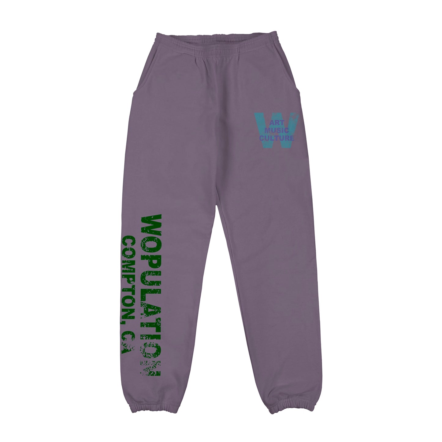 Wopulation Art Culture Sweatpants (Thulian Pink)