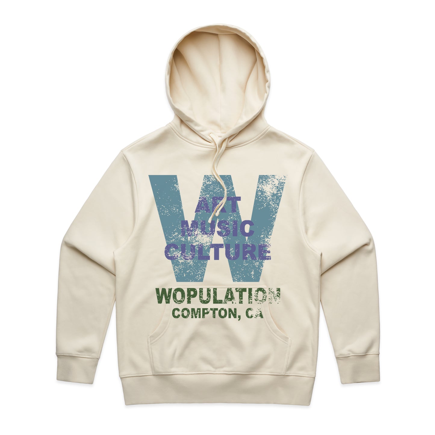 Wopulation Art Culture Hoodie (Cream)