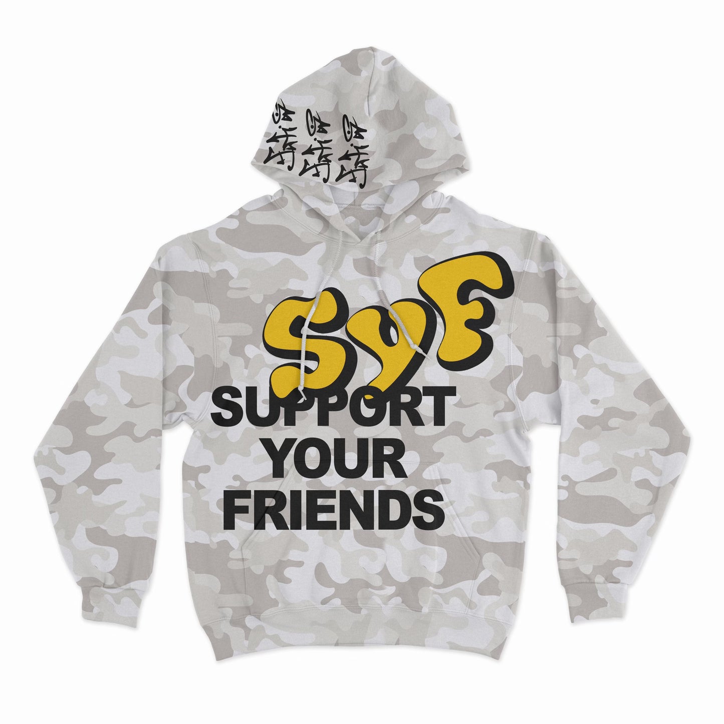 SYF Army Hoodie White