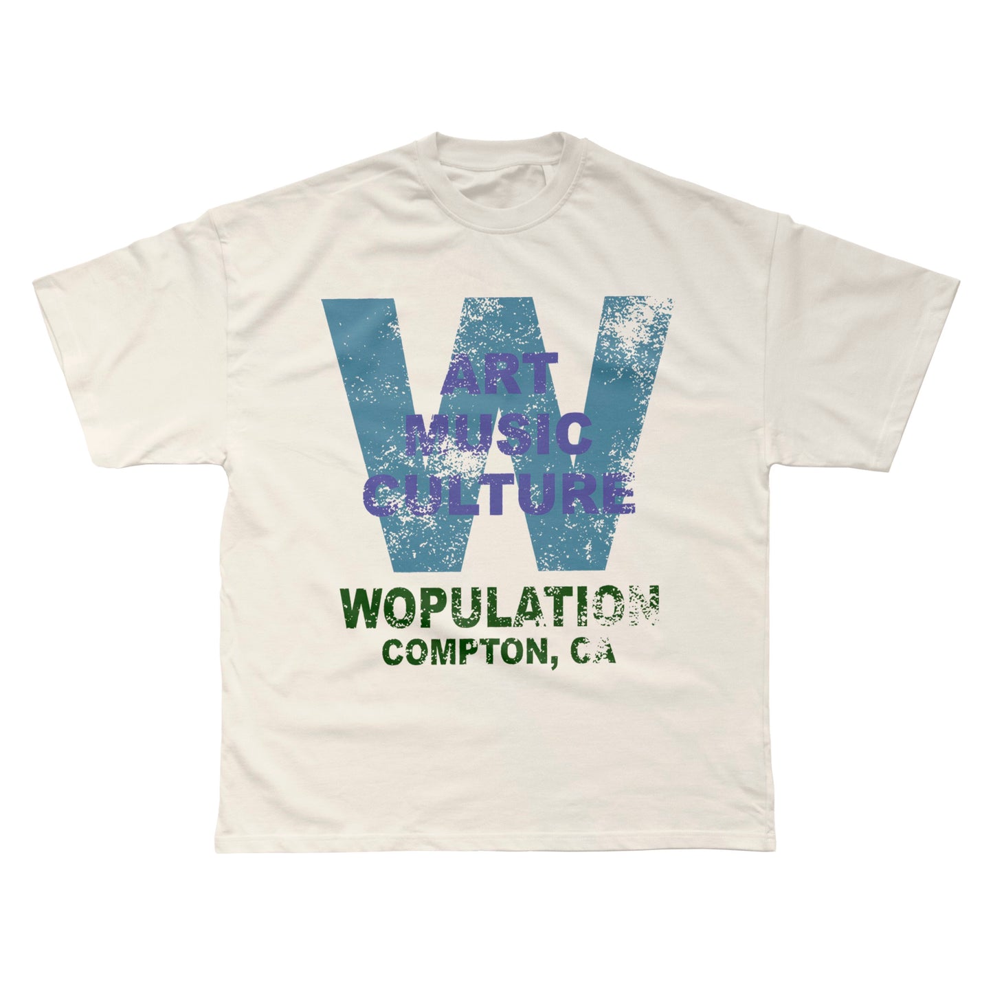 Wopulation Art Culture T-shirt (Cream)