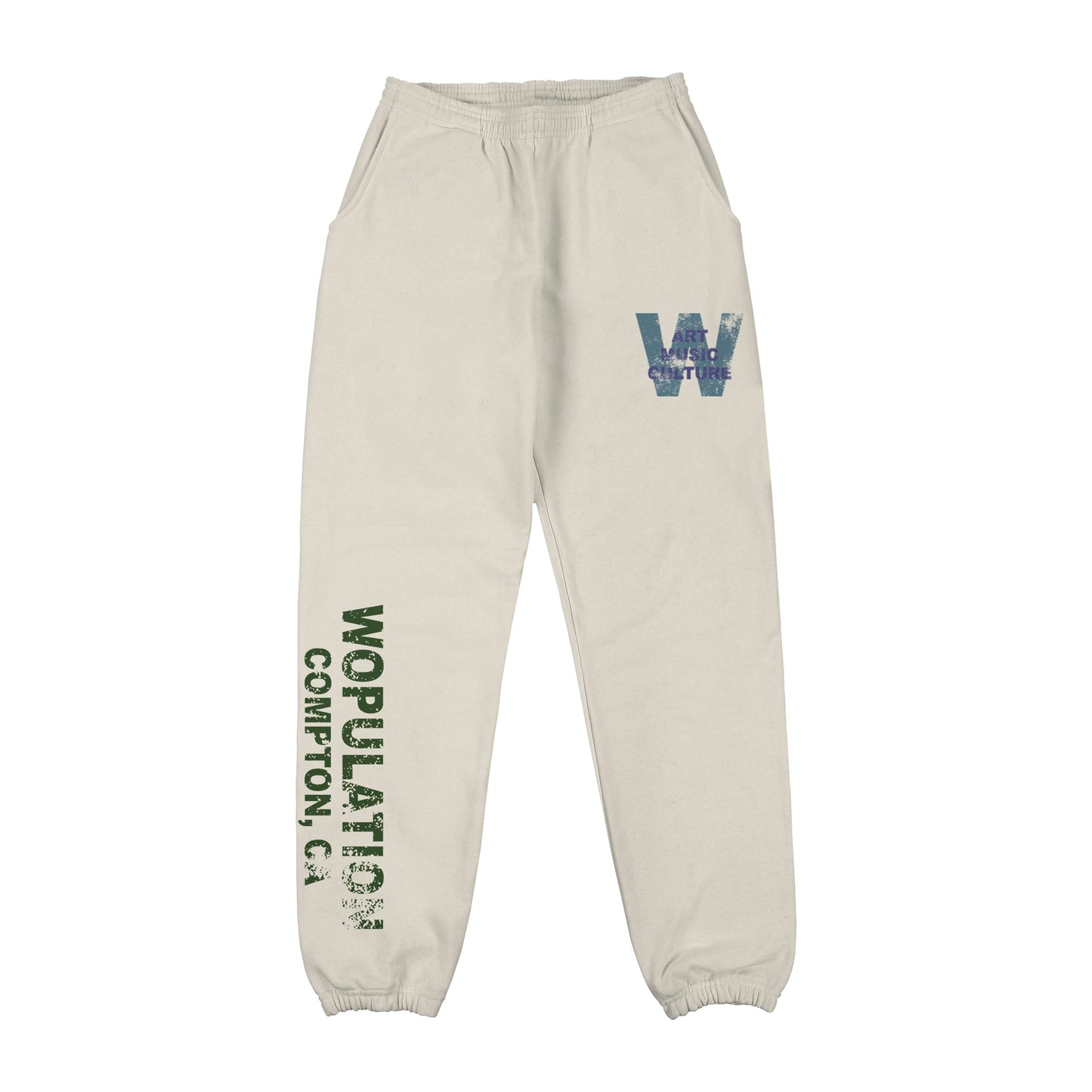 Wopulation Art Culture Sweatpants (Cream)