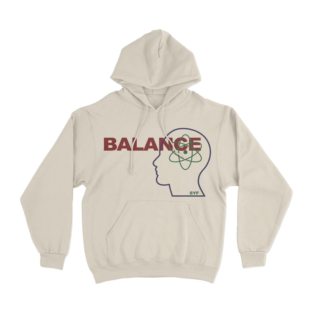 Stay Balance Hoodie (Cream)