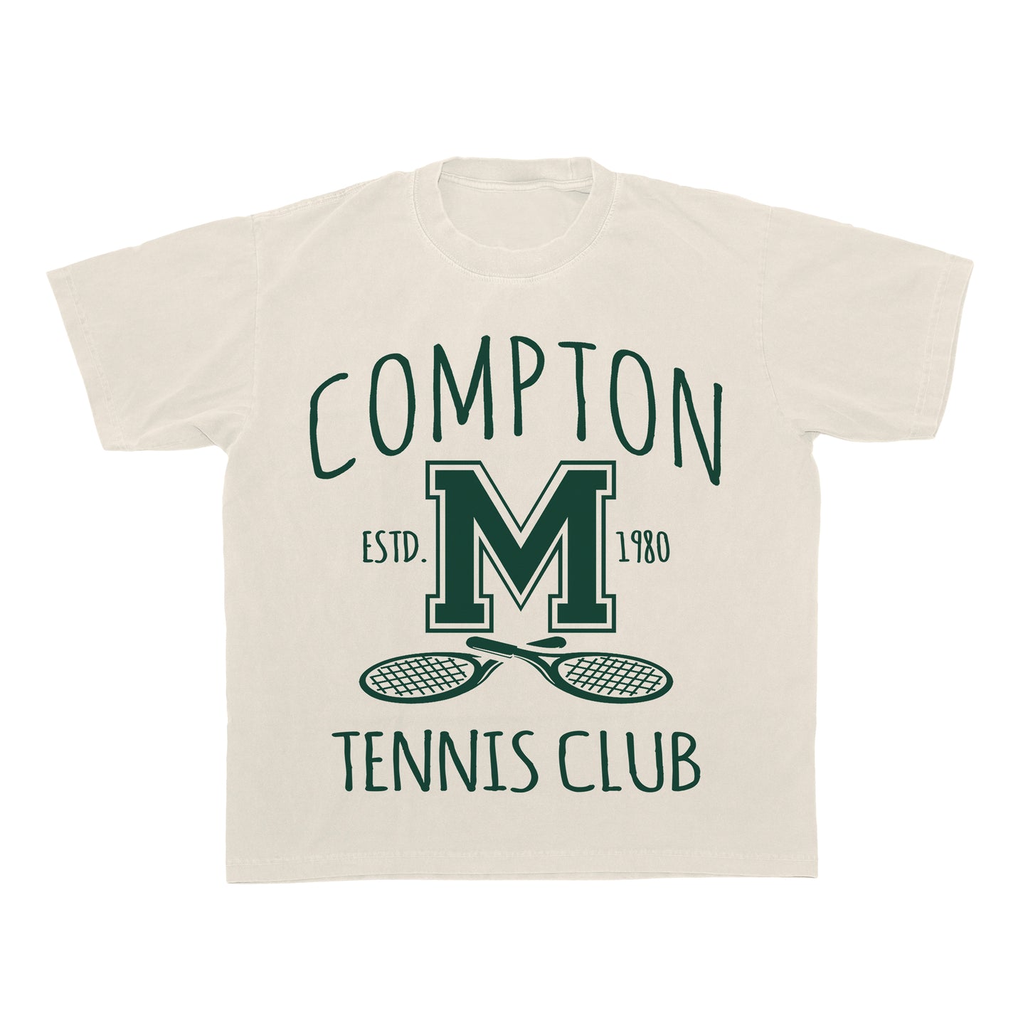 Compton Tennis T-shirt (Cream)